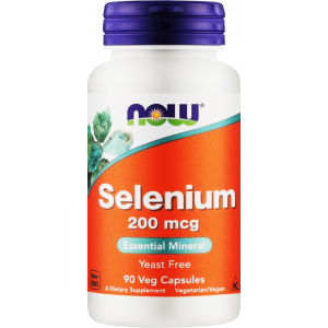 NOW SELENIUM 200 MCG ( SELENIUM ELEMENTAL ) 90 VEG CAPSULES